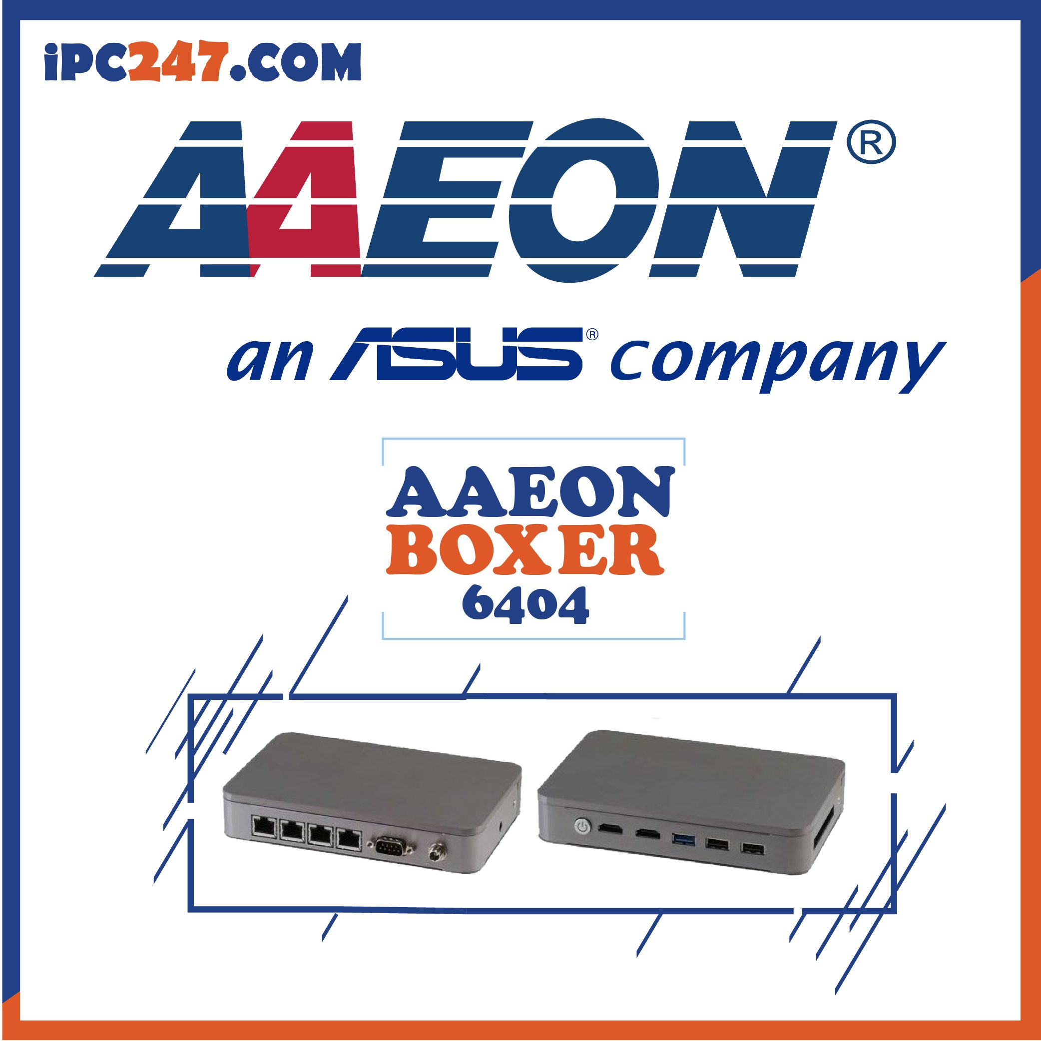 Máy tính công nghiệp không quạt Aaeon BOXER 6404WT